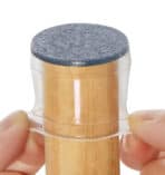 HOME USE προστατευτικές τάπες επίπλων HUH-0258, 16-23mm, διάφανες, 24τμχ - Image 2