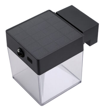 POWERTECH LED ηλιακό φωτιστικό PT-1519 με αισθητήρα κίνησης, 4W, 2000mAh, μαύρο