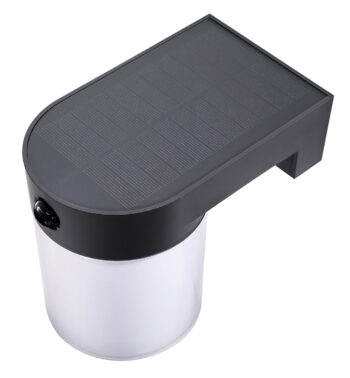 POWERTECH LED ηλιακό φωτιστικό PT-1520 με αισθητήρα κίνησης, 4W, 2000mAh, μαύρο