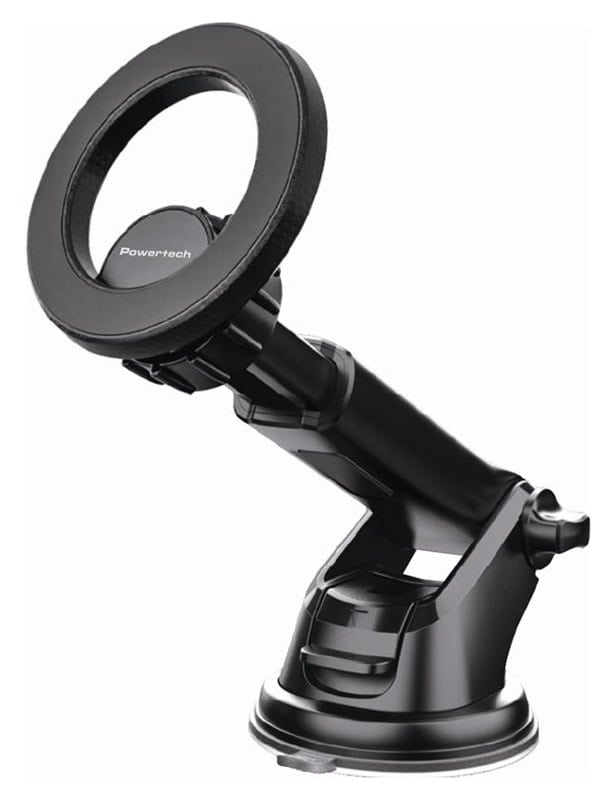 PT-1550 POWERTECH βάση smartphone αυτοκινήτου PT-1550 για ταμπλό, μαγνητική, μαύρη - Image 1