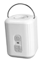 POWERTECH μίνι τρόμπα PT-1553 με φακό, 5W, επαναφορτιζόμενη, λευκή - Image 2