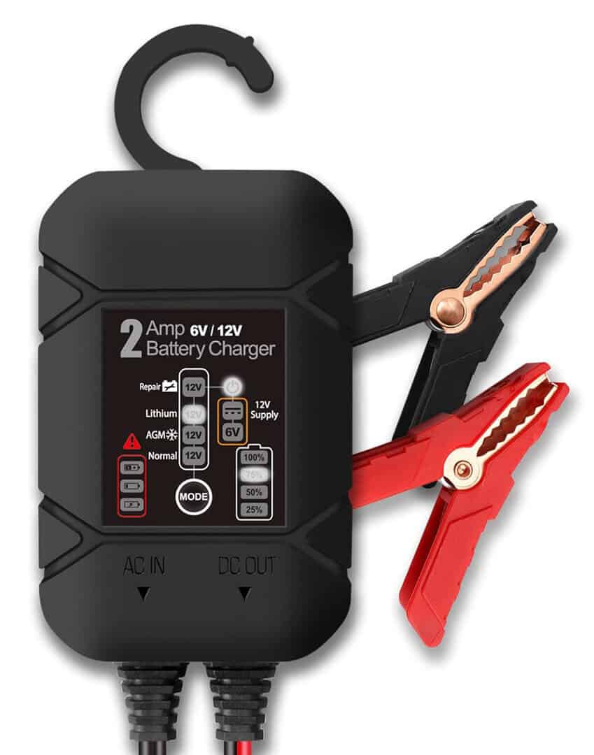 S2000 BYGD φορτιστής & συντηρητής μπαταρίας αυτοκινήτου S2000, 6-12V/2A - Image 1