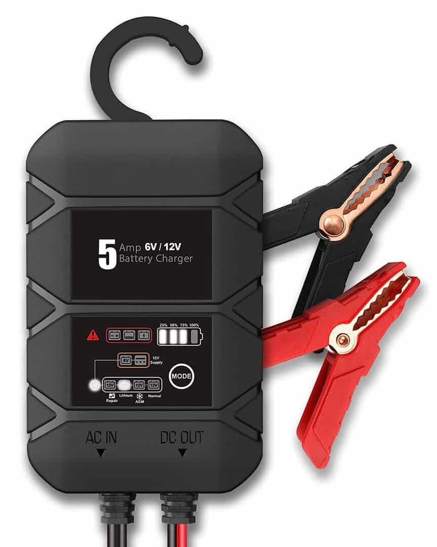 S5000 BYGD φορτιστής & συντηρητής μπαταρίας αυτοκινήτου S5000, 6V/2A 12V/5A - Image 1