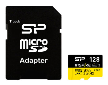 SILICON POWER κάρτα μνήμης microSDXC Inspire, 128GB, UHS-I U3 A1 V30