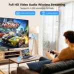 VRRIIS HDMI σύστημα ασύρματης μετάδοσης βίντεο WL087 Mini, 1080p, 2.4/5GHz, έως 350m - Image 2