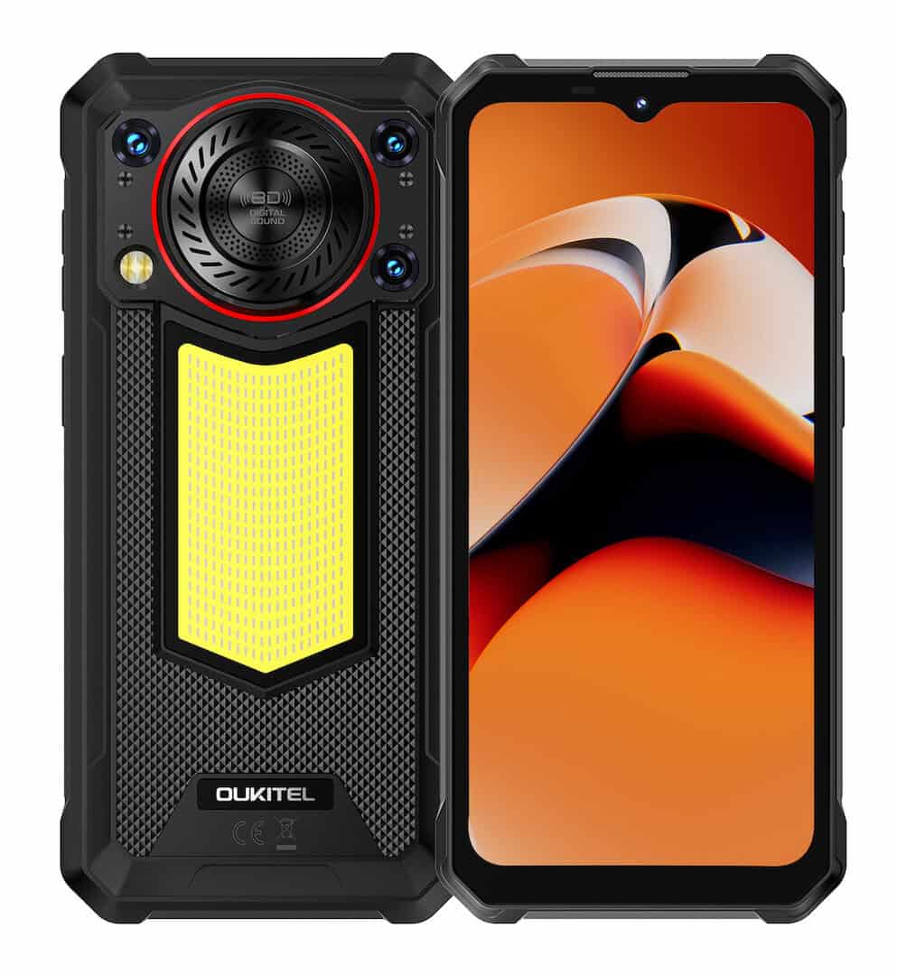 WP53-BK OUKITEL smartphone WP53 με ηχείο 3W, 6.52", 8/128GB, 11000mAh, IP68/IP69K/MIL-STD-810H, μαύρο - Image 1