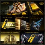 OUKITEL smartphone WP60, 7.2", 8/256GB, 5G, 10000mAh, IP68/IP69K/MIL-STD-810H, κίτρινο - Image 2