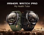 ULEFONE smartwatch Armor Watch Pro, 2x λουράκια, heart rate, 1.50" AMOLED, GPS, 5 ΑΤΜ/IP68/IP69K/MIL-STD-810H, μαύρο - Image 2