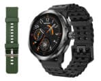 ULEFONE smartwatch Armor Watch Pro, 2x λουράκια, heart rate, 1.50" AMOLED, GPS, 5 ΑΤΜ/IP68/IP69K/MIL-STD-810H, μαύρο