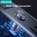 USAMS φορτιστής αυτοκινήτου CC321, USB-C, 30W, γκρι - Image 2