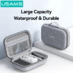 USAMS θήκη tablet και οργάνωσης αξεσουάρ Jane05, 265x167x72mm, γκρι - Image 2