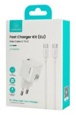 USAMS φορτιστής τοίχου CC262 με καλώδιο USB-C, 30W, GaN, λευκός - Image 2