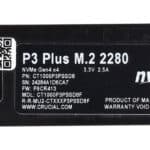 AZW M.2 2280 NVME P3 PLUS, NVME Gen4 x4, 1TB, Bulk