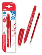 MP στυλό διαρκείας PE217R με ανταλλακτικό μελάνι, erasable, 0.7mm, κόκκινο