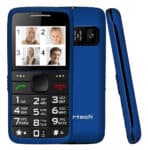POWERTECH κινητό τηλέφωνο Sentry Eco V2, dual SIM, πλήκτρο SOS, μπλε - Image 2