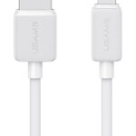 USAMS καλώδιο Lightning σε USB US-SJ694, 2.4A, 480Mbps, 2m, λευκό