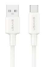 USAMS καλώδιο USB-C σε USB SJ761, 3A 18W, 480Mbps, 1m, λευκό
