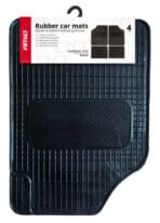 AMIO σετ πατάκια αυτοκινήτου RCM-02, 50x70cm & 48x36cm, universal, μαύρο - Image 2