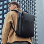 ARCTIC HUNTER τσάντα πλάτης 1701L με θήκη laptop 15.6", USB, 17L, μαύρη - Image 2