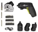 GOOBAY 4 σε 1 κατσαβίδι μπαταρίας με μύτες & εξαρτήματα 77817, LED φακός, 1500mAh - Image 2