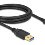 DELOCK καλώδιο USB-C σε USB 84004, 10Gbps, 2m, μαύρο