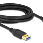 DELOCK καλώδιο USB-C σε USB 84006, 10Gbps, 3m, μαύρο
