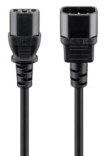 GOOBAY καλώδιο προέκτασης τροφοδοσίας 95124, 0.75mm², 0.5m, μαύρο - Image 2