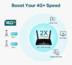 TP-LINK Wireless Dual Band Router Archer MR600, 4G+ Cat6 AC1200, Ver.3.0 - Image 2