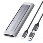 ORICO θήκη για M.2 NVME/NGFF SSD AXM2S-G2, 10Gbps, tool free, γκρι