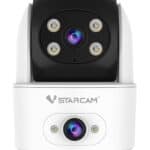 VSTARCAM smart κάμερα C996DR, 2MP, dual lens, WiFi, PTZ, SD