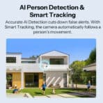 SONOFF smart κάμερα CAM-B1P, 2K, WiFi, SD, IP65 - Image 2