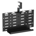 BRATECK cable management γραφείου CC11-20-1, μεταλλικό, 384x63x307mm, μαύρο