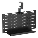 BRATECK cable management γραφείου CC11-20-1, μεταλλικό, 384x63x307mm, μαύρο