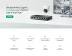 TP-LINK easy managed switch ES208GP, 8x Gigabit θύρες, PoE+, V1.0 - Image 2