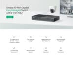 TP-LINK easy managed switch ES210GP, 10x Gigabit θύρες, PoE+, V1.0 - Image 2