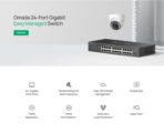 TP-LINK easy managed switch ES224G, 24x Gigabit θύρες, V1.0 - Image 2