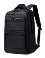 GOLDEN WOLF τσάντα πλάτης GB00707 με θήκη laptop 15.6", 21L, μαύρη