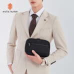 ARCTIC HUNTER τσάντα χειρός K00613, 2.7L, μαύρη - Image 2