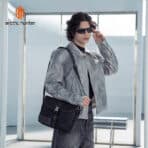 ARCTIC HUNTER τσάντα ώμου KB00827, 6L, μαύρη - Image 2