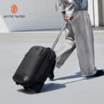 ARCTIC HUNTER τσάντα ταξιδίου LG00861 με θήκη laptop 15.6", τροχήλατη, 42L/54L, μαύρη - Image 2