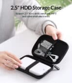 ORICO θήκη οργάνωσης αξεσουάρ PHD-25, 16x11x4cm, μαύρη - Image 2