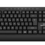POWERTECH πληκτρολόγιο PT-1066, ενσύρματο, multimedia, EN/GR, μαύρο