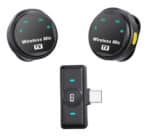 UPTECH ασύρματα μικρόφωνα UPWS-08 με θήκη φόρτισης, USB-C, 2.4GHz, μαύρο - Image 2