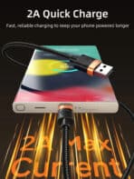 CABLETIME καλώδιο USB-C σε USB CT-AMCM2A, 2A, 480Mbps, 1m, μαύρο - Image 2