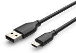 CABLETIME καλώδιο micro USB σε USB CT-C165-05G, 2.4A, 480Mbps, 0.25m, μαύρο