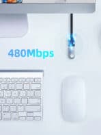CABLETIME καλώδιο προέκτασης USB 2.0 CT-AMAF2.0, 480Mbps, 1.5m, μαύρο - Image 2