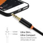 CABLETIME καλώδιο ήχου 3.5mm σε 2x RCA CT-AV314-P12G, 0.5m, μαύρο - Image 2