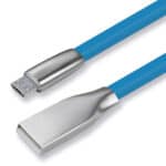 CABLETIME καλώδιο micro USB σε USB θηλυκό CT-PU32-ZFUM, flat, 480Mbps, 1m, μπλε