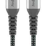 GOOBAY καλώδιο USB-C 79559, 60W, 480Mbps, 0.15m, μαύρο