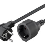 GOOBAY μπαλαντέζα προέκταση ρεύματος 93095, schuko, 3x 1.5mm², 10m, μαύρη